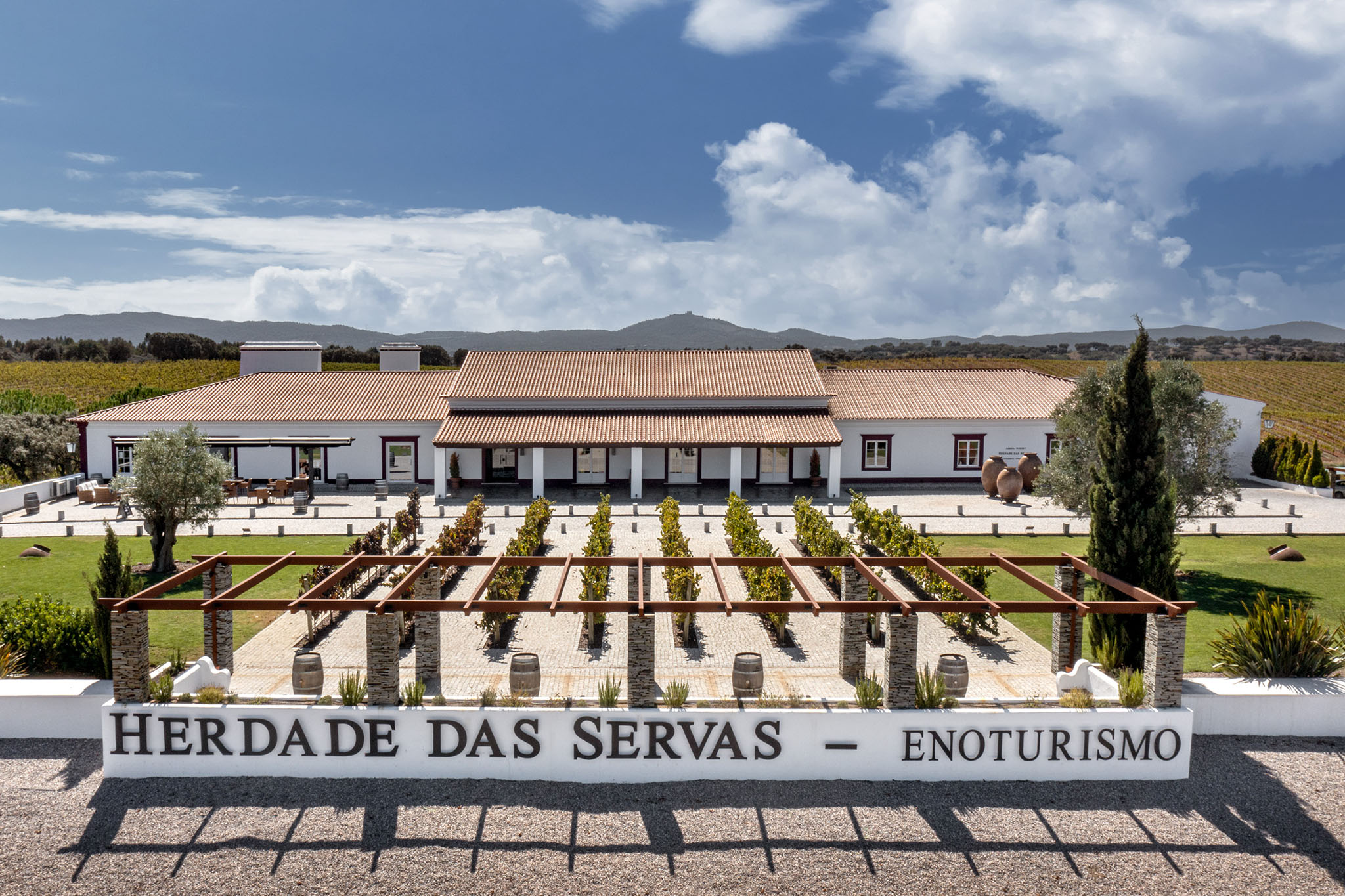 Edifício da Herdade das Servas, no Alentejo